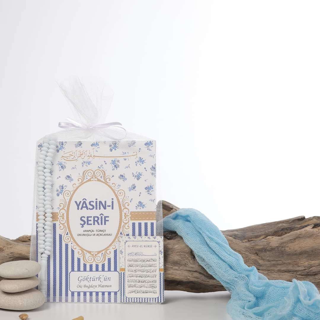  Yâsin-i Şerif+tesbih+Ayetli Magnet+ Tül Kese