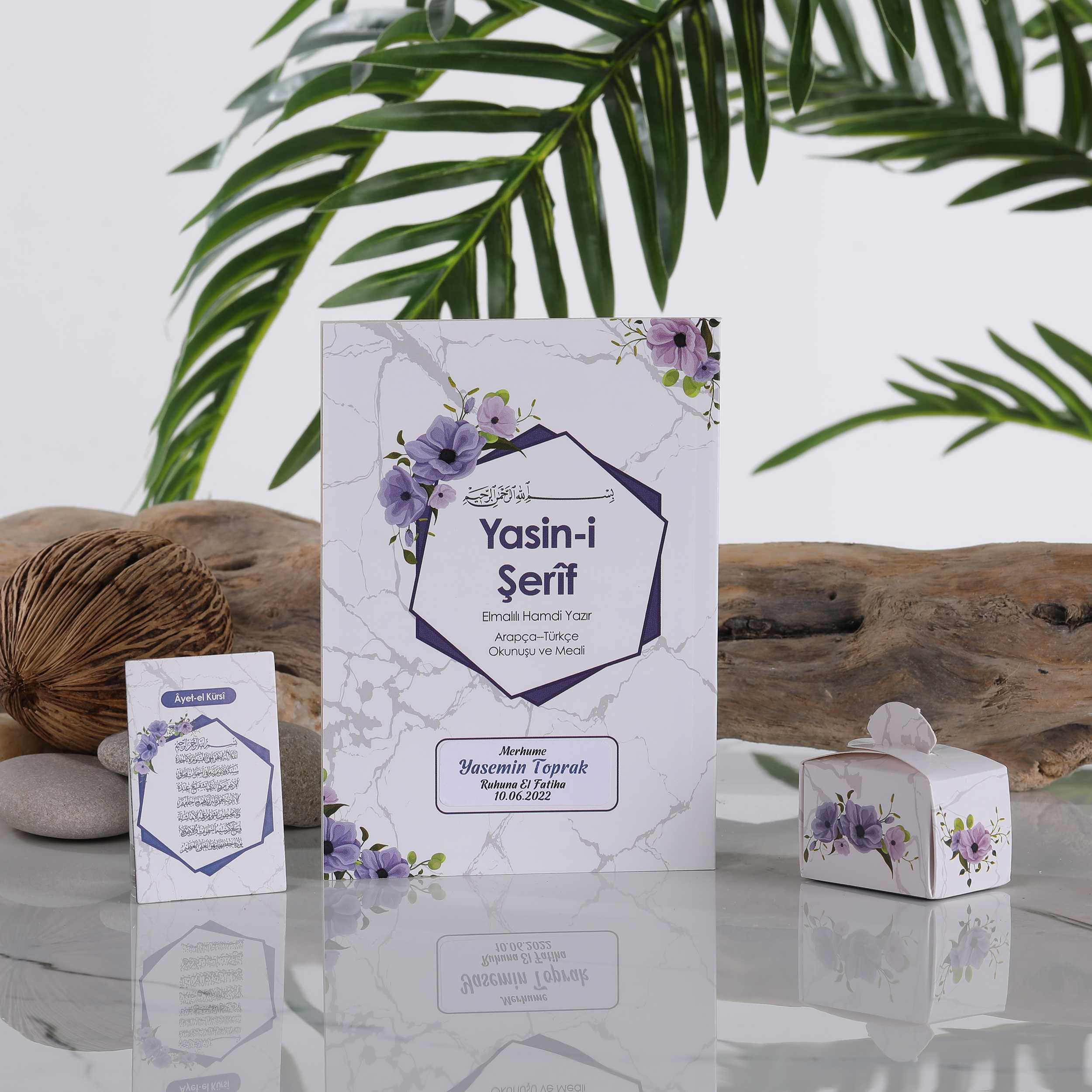  Altıgen Yâsin-i Şerif+magnet+lokumluk