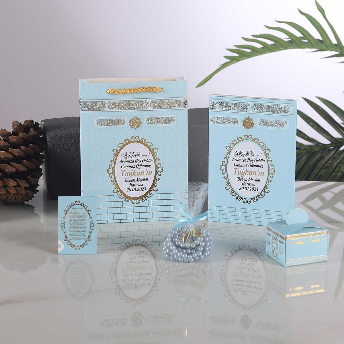 KABE MODEL 5 li mevlid seti yaldızlı