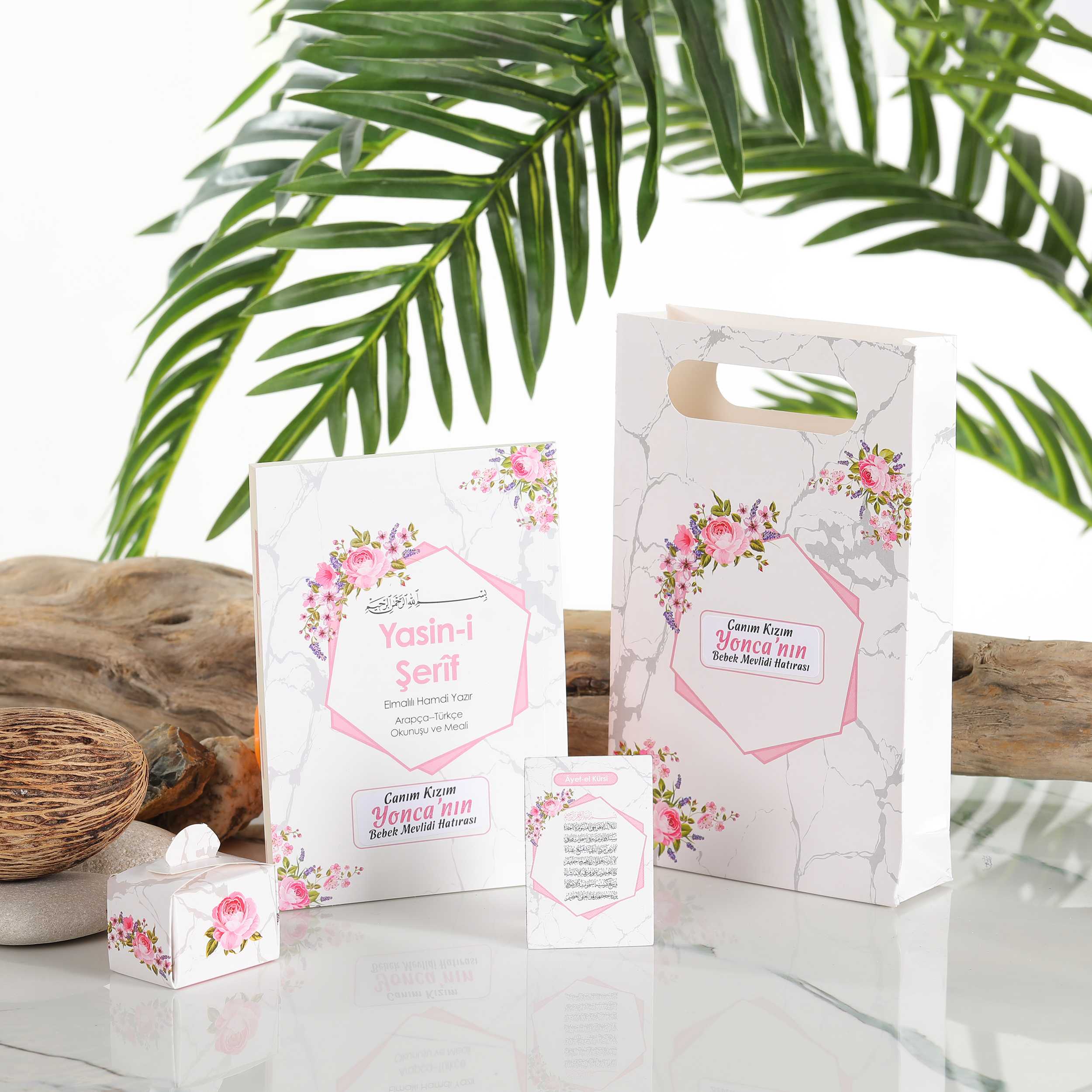  Çanta Yasin Magnet Lokumluk altıgen model set