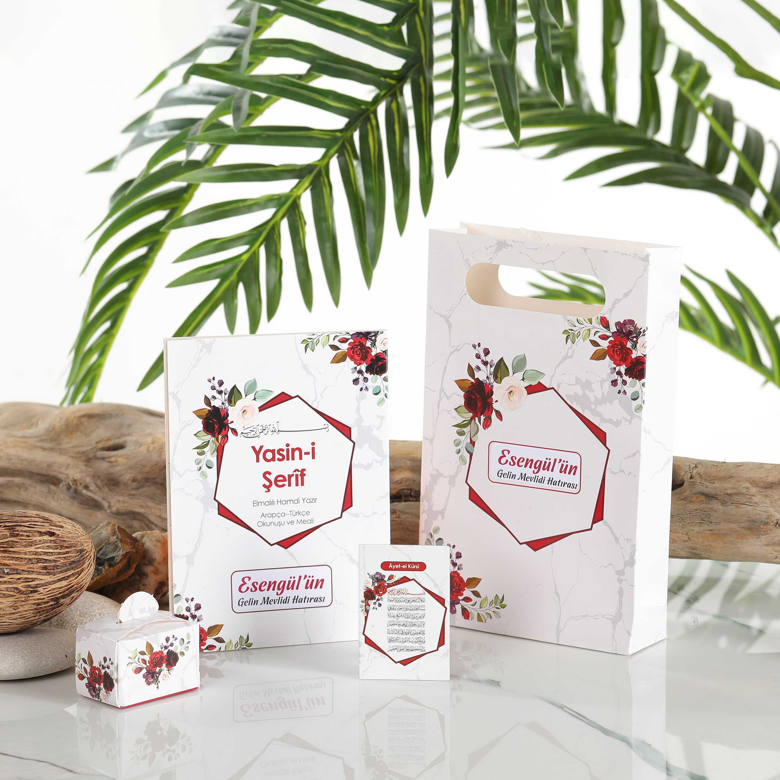  Çanta Yasin Magnet Lokumluk altıgen model set