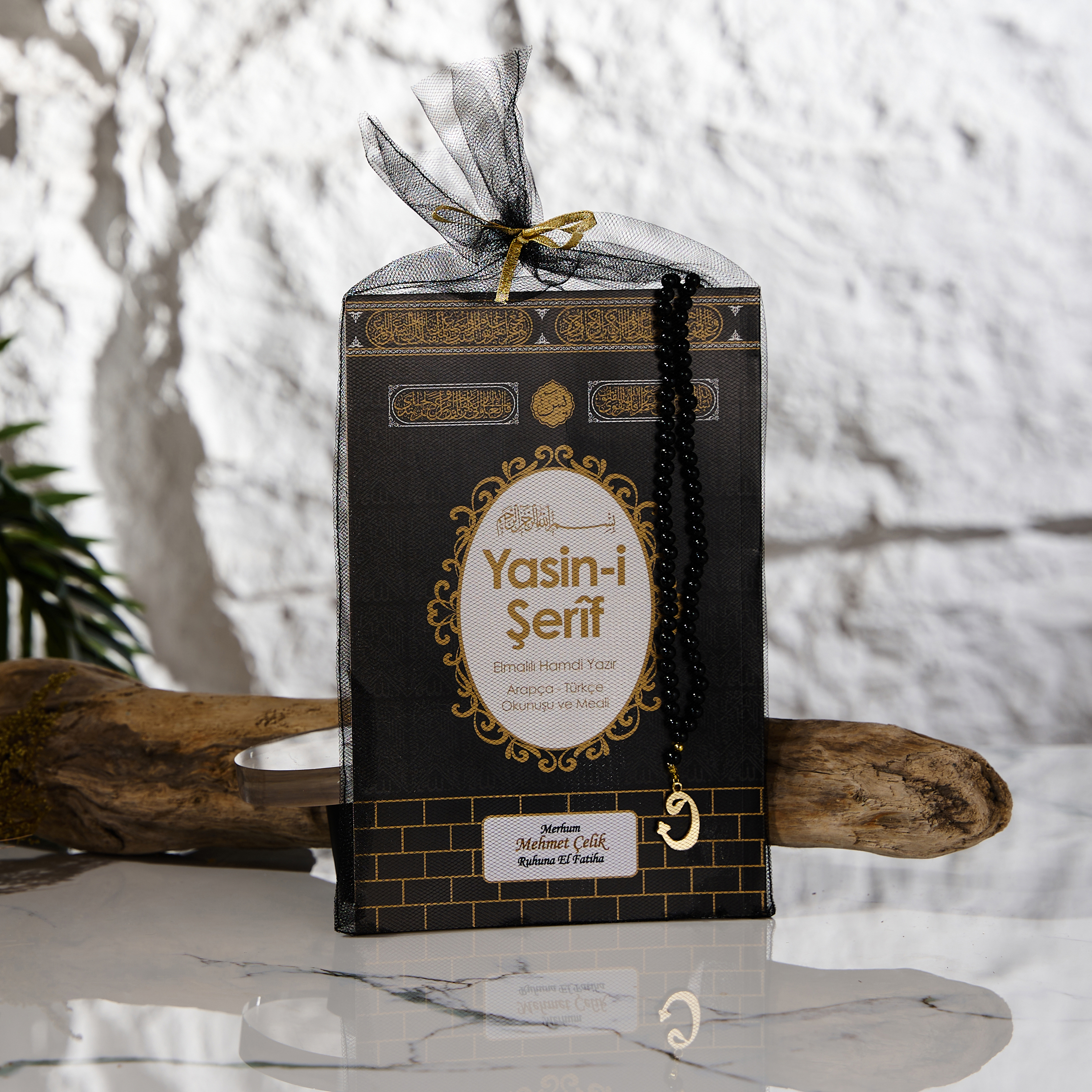 80 syf Kabe model Orta Boy Yâsin-i Şerif tesbihli Seti