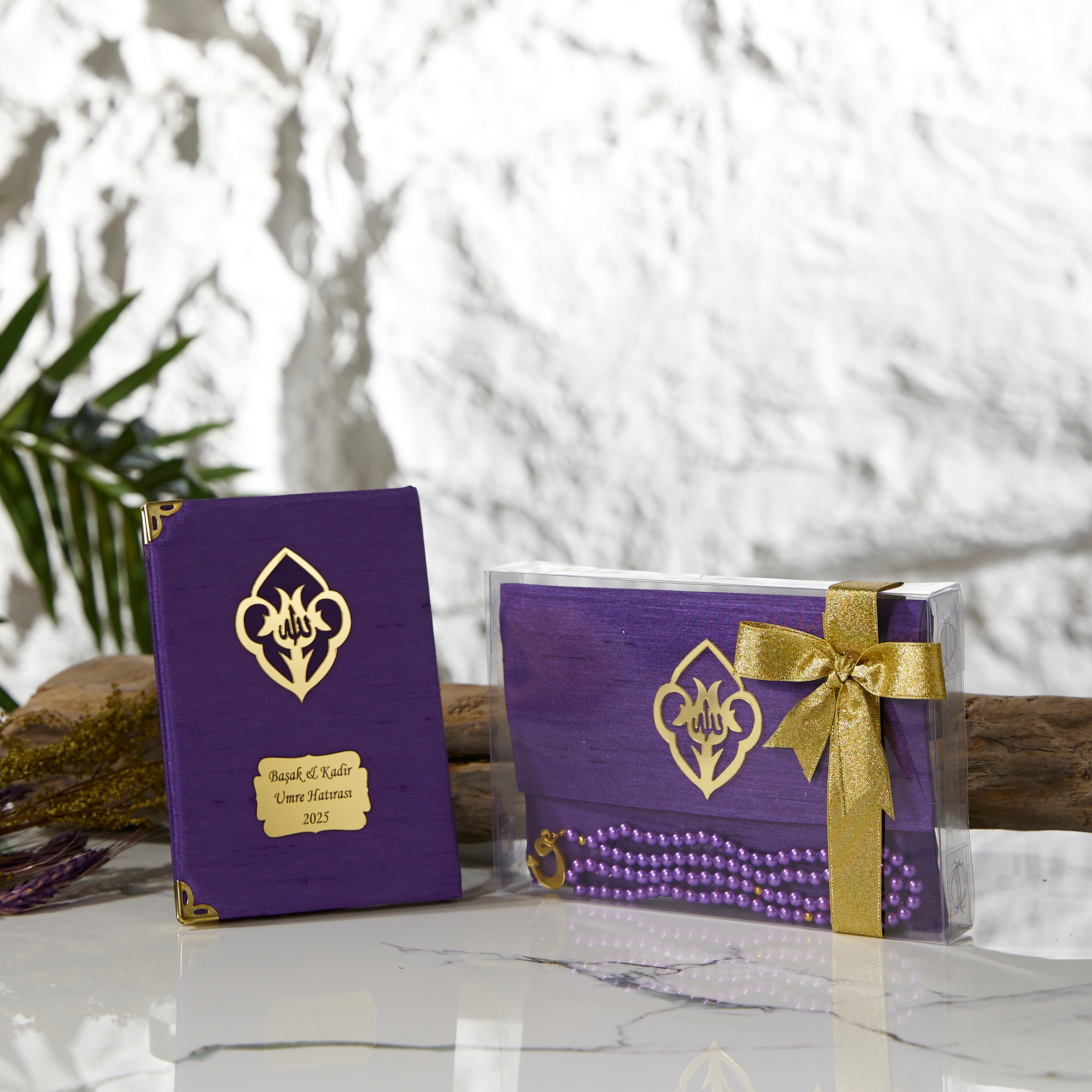 Şantuk Asetat Kutulu Yasin Şerif Seti Kurdelali