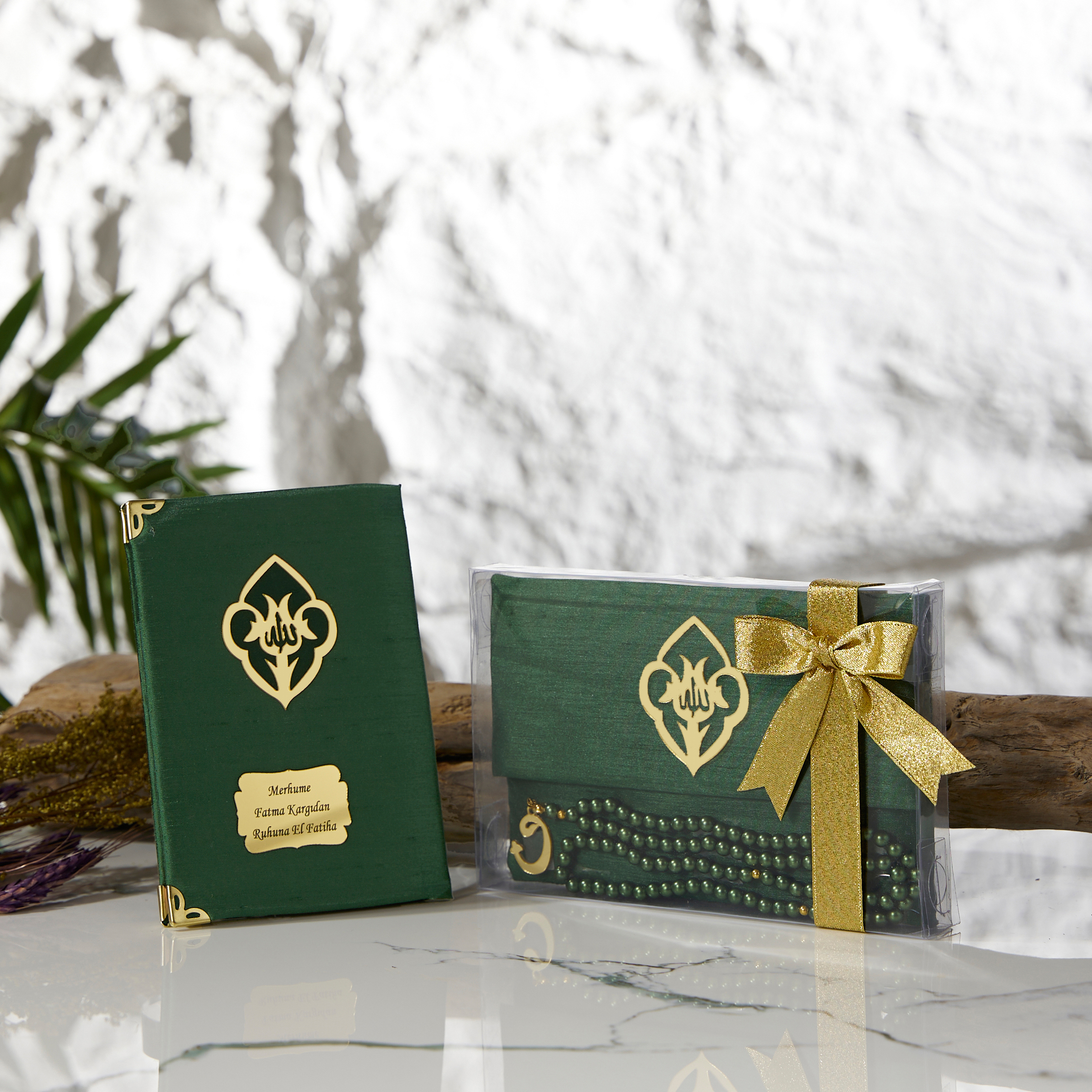 Şantuk Asetat Kutulu Yasin Şerif Seti Kurdelali