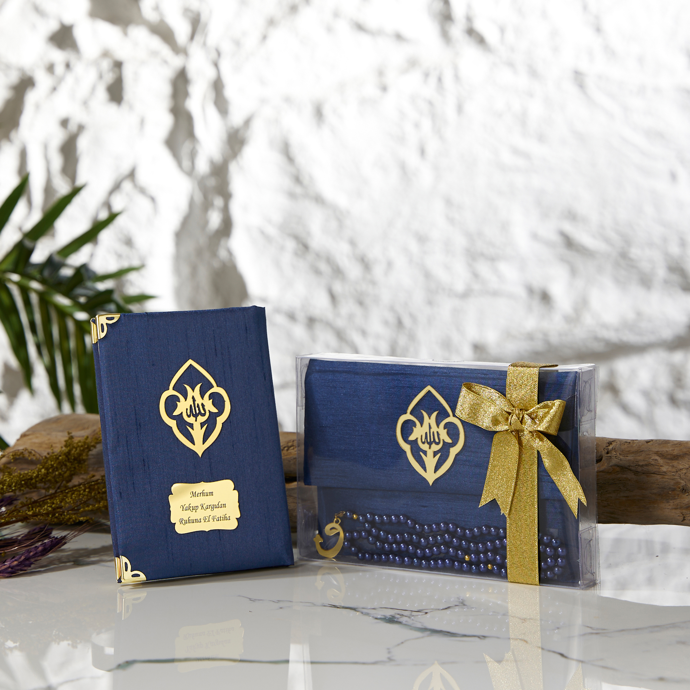 Şantuk Asetat Kutulu Yasin Şerif Seti Kurdelali