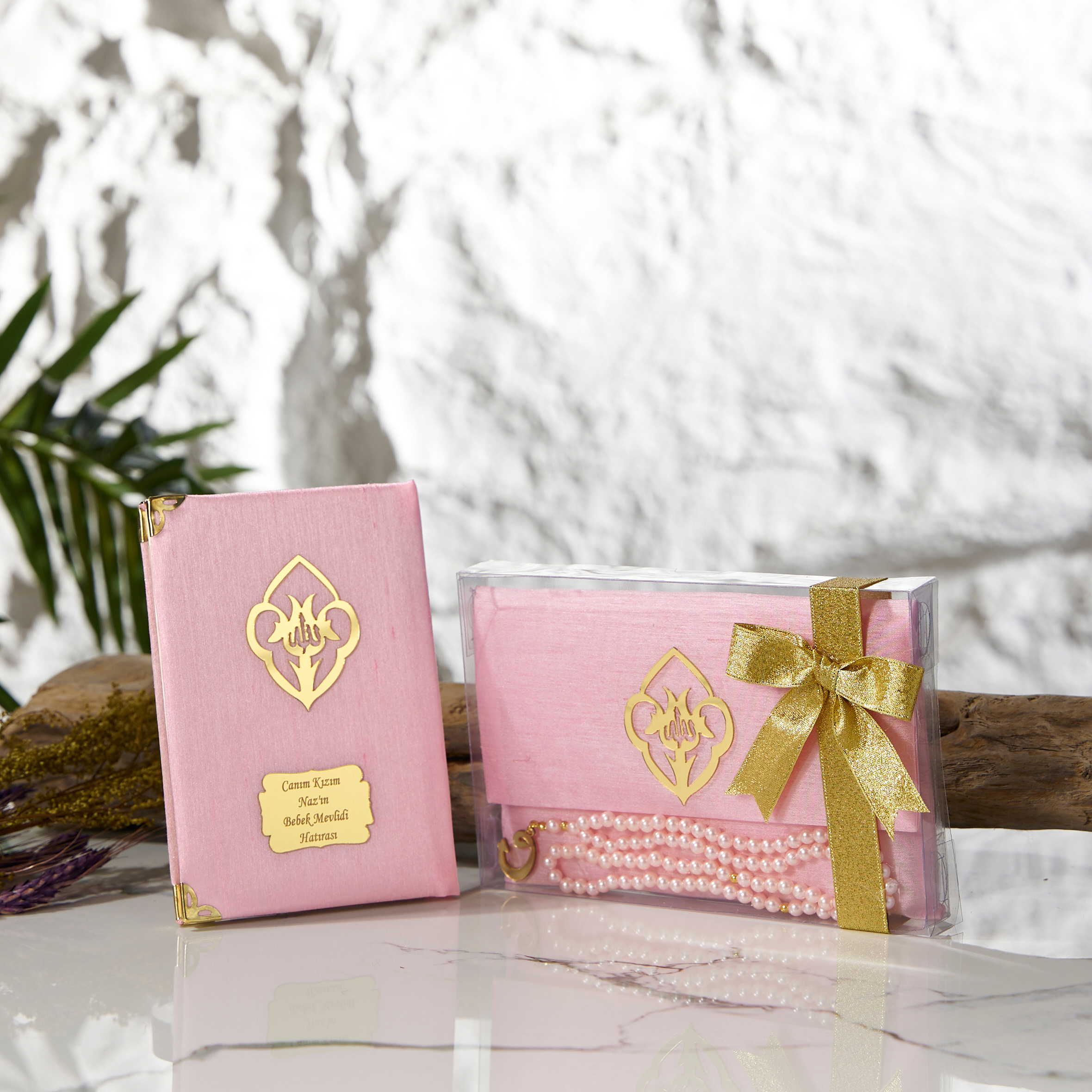 Şantuk Asetat Kutulu Yasin Şerif Seti Kurdelali