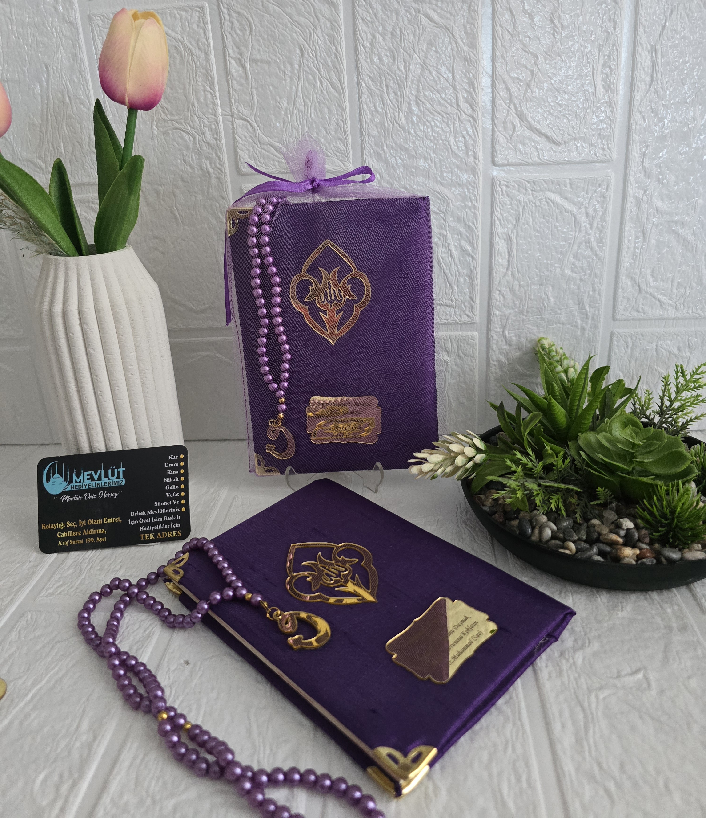 64 syf Tül kesede Tesbihli Ipek Şantuk 