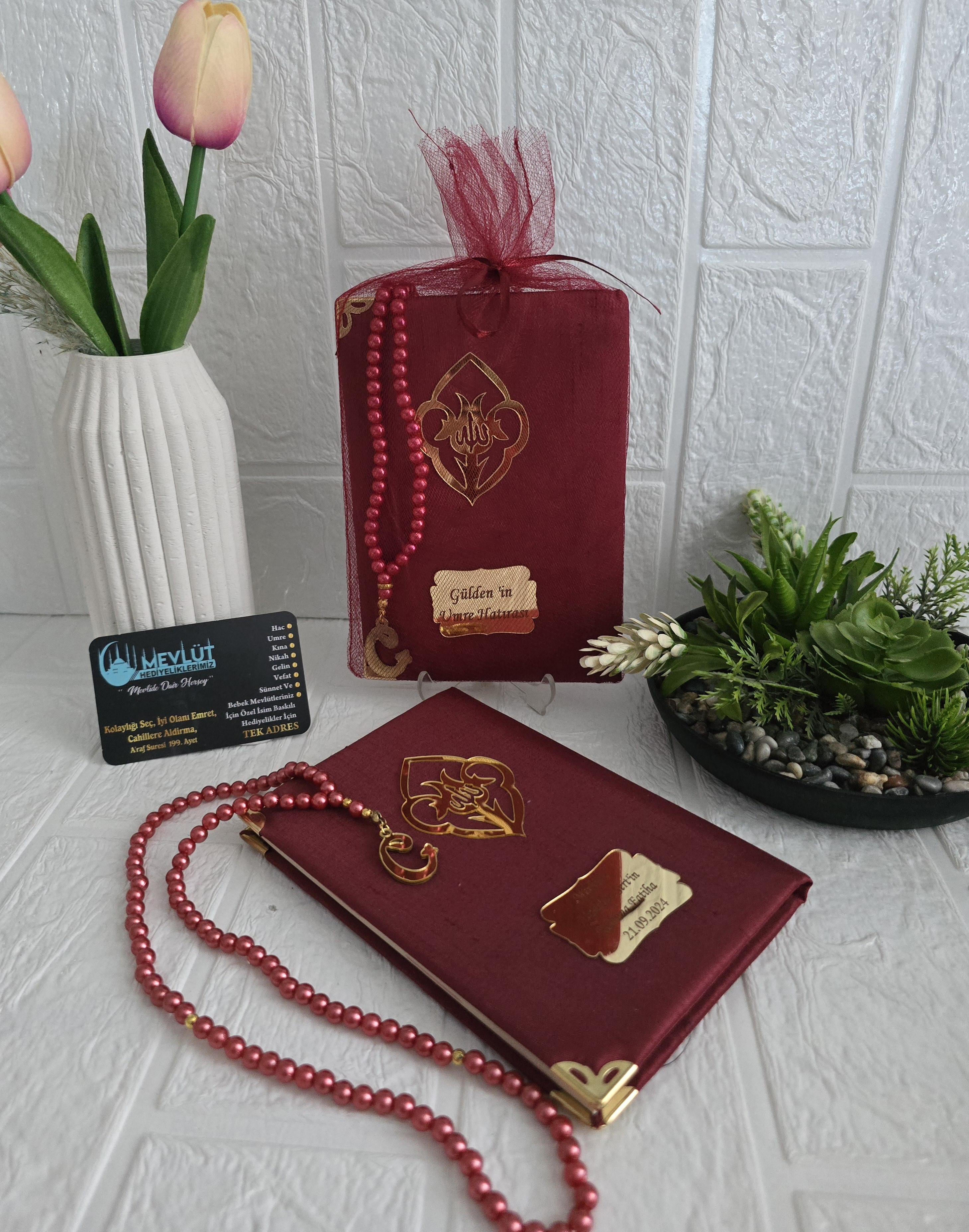 64 syf Tül kesede Tesbihli Ipek Şantuk 