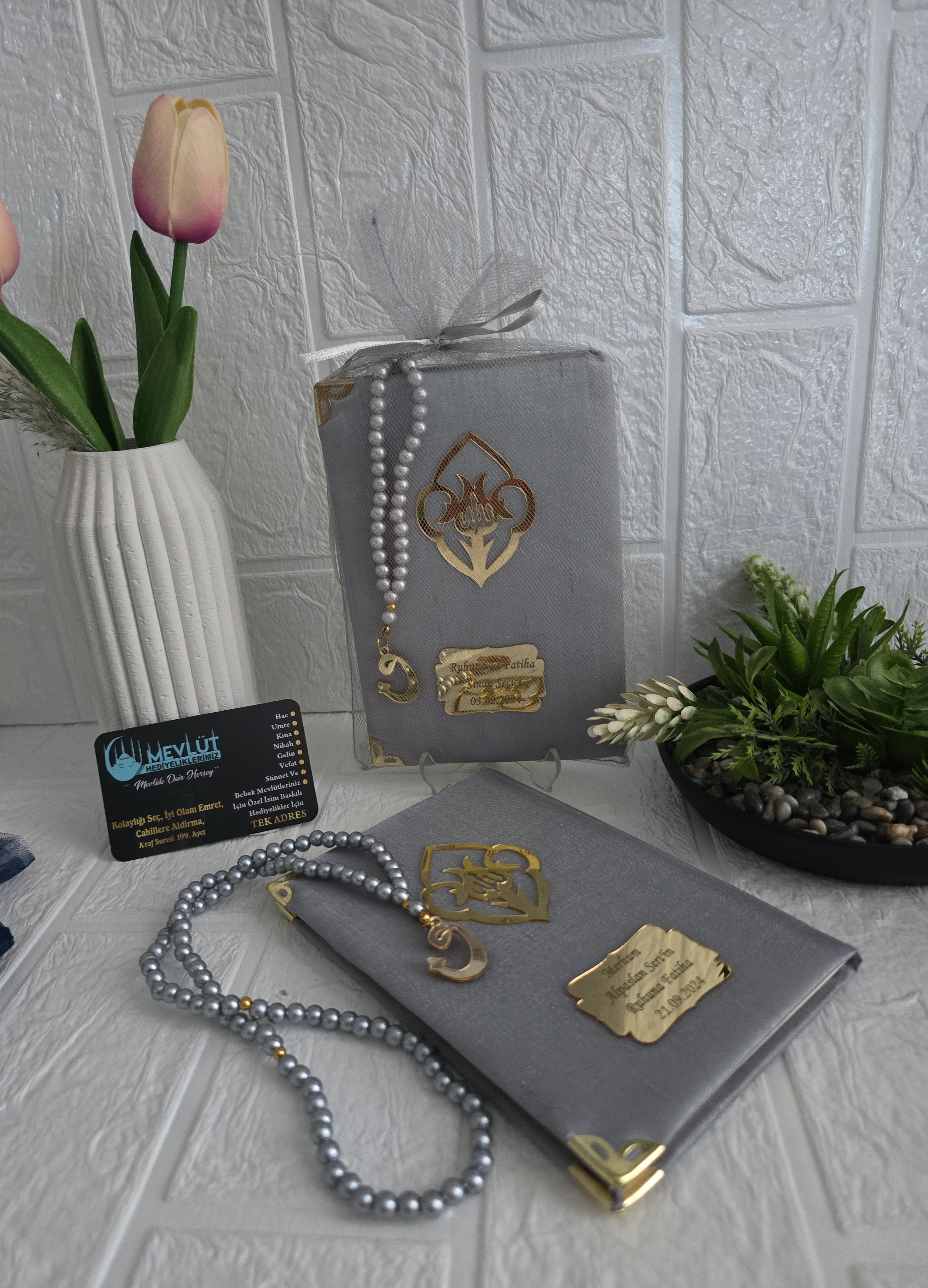 64 syf Tül kesede Tesbihli Ipek Şantuk 