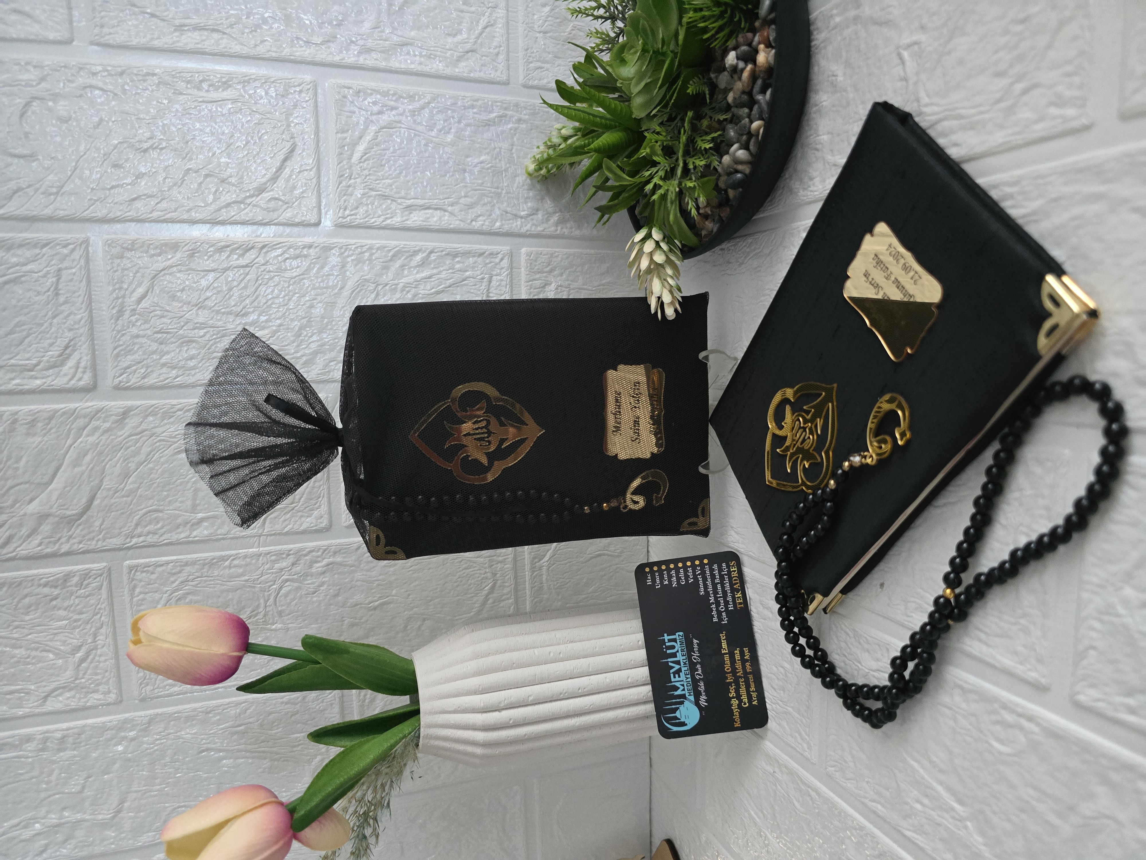 64 syf Tül kesede Tesbihli Ipek Şantuk 