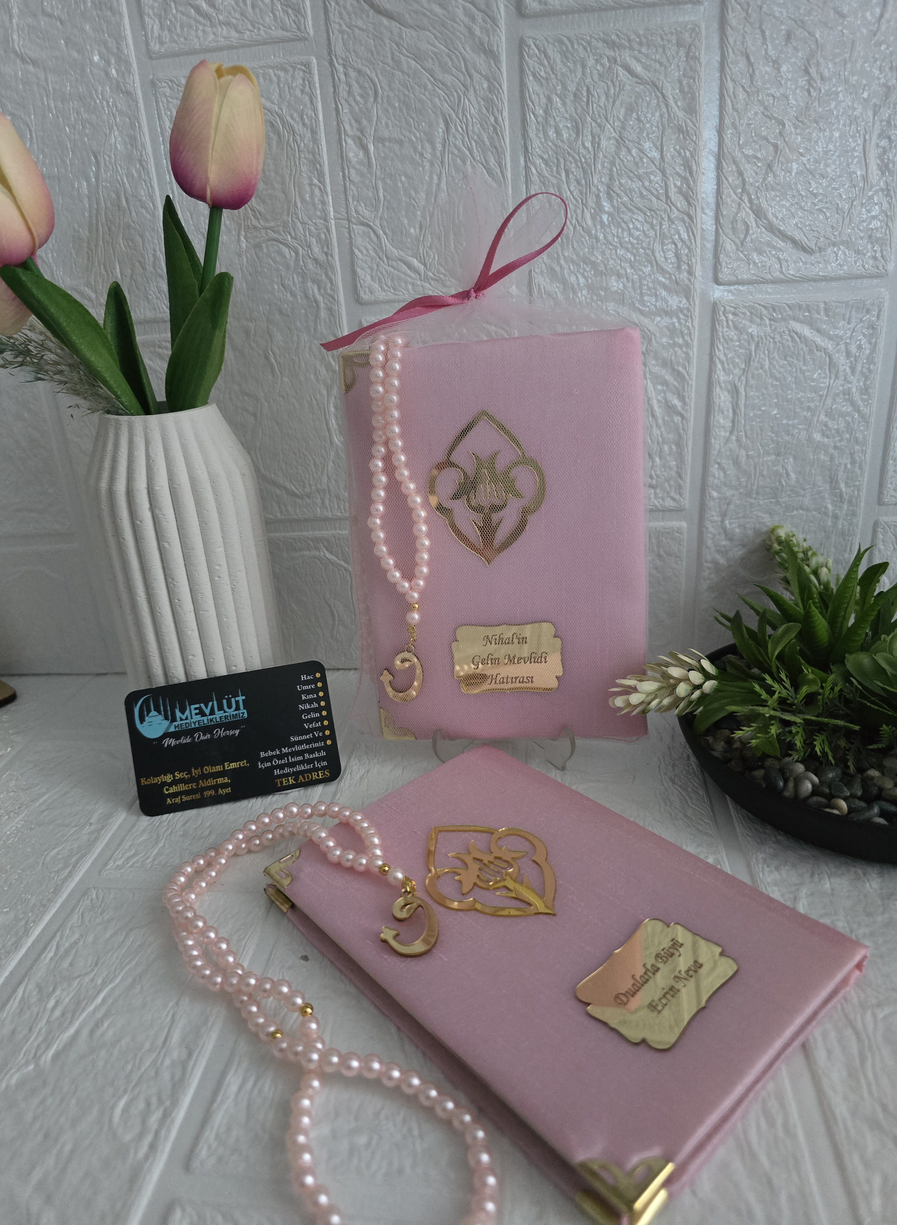 64 syf Tül kesede Tesbihli Ipek Şantuk 