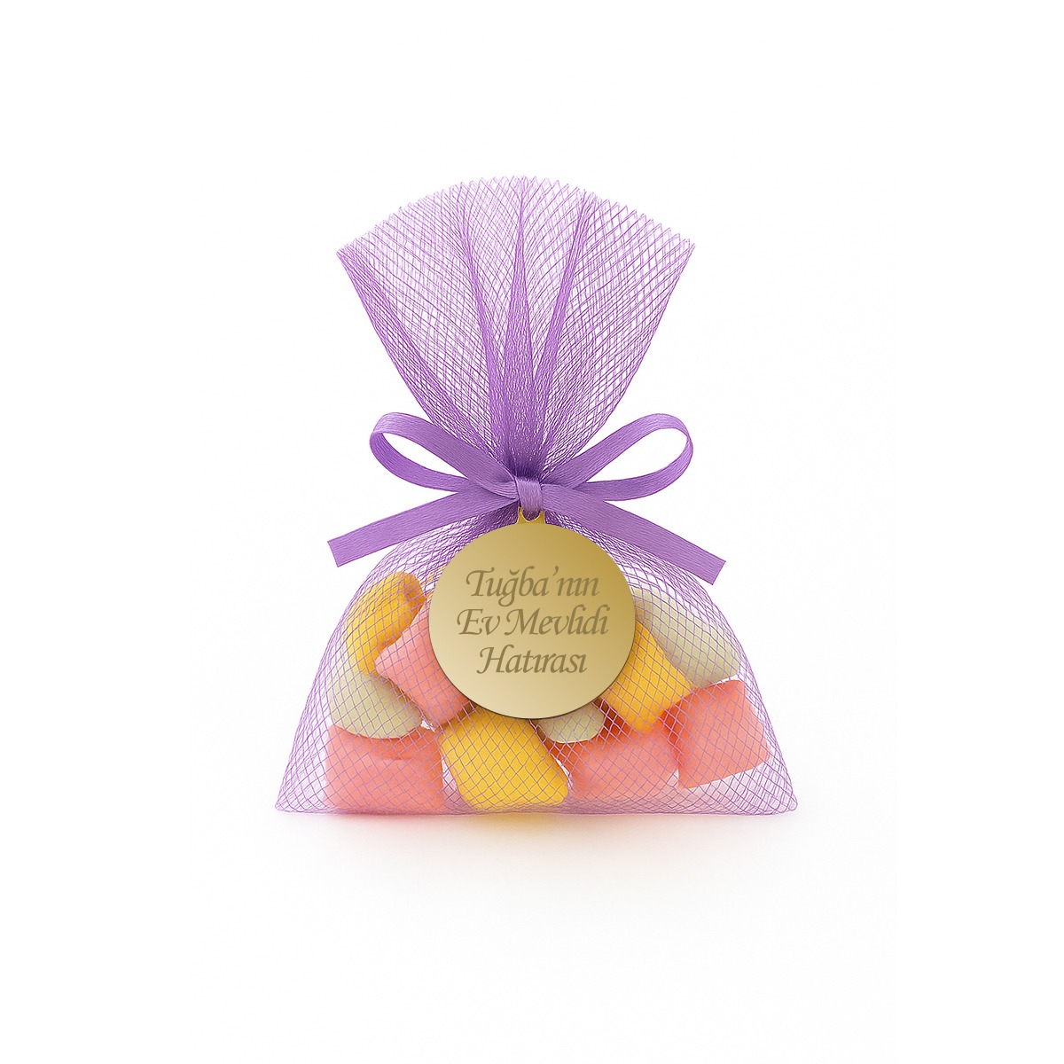 Tül kesede mevlid şekeri isme özel