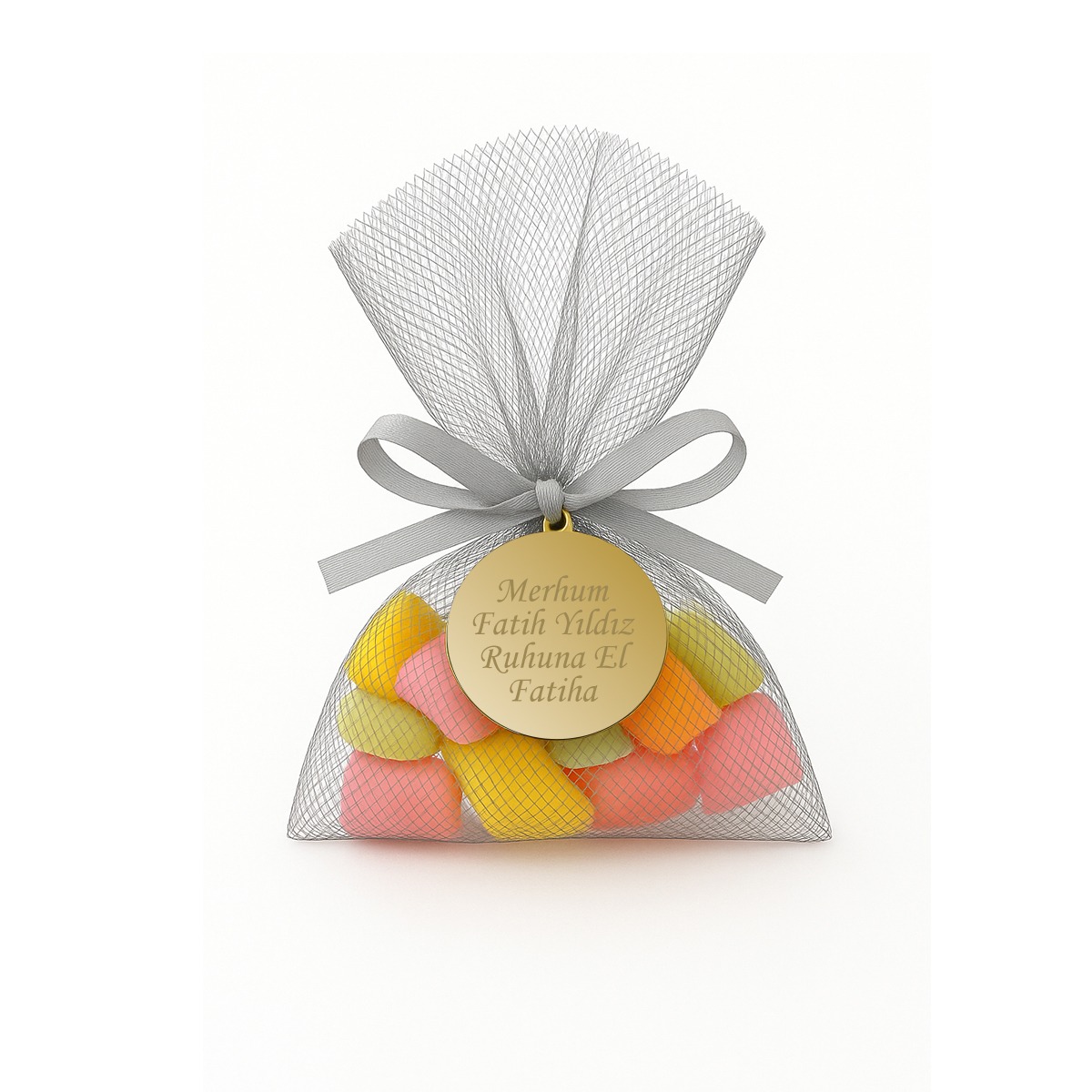 Tül kesede mevlid şekeri isme özel